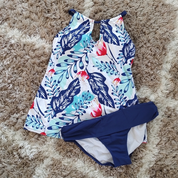 NEW Zesica Botanical Tankini - Picture 4 of 8